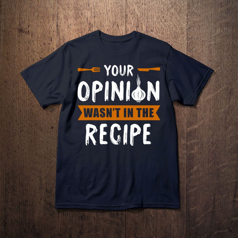 Fan Made Fits Cooking 3 Black Recipe T-Shirt NEW image 1
