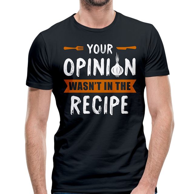Fan Made Fits Cooking 3 Black Recipe T-Shirt MDL