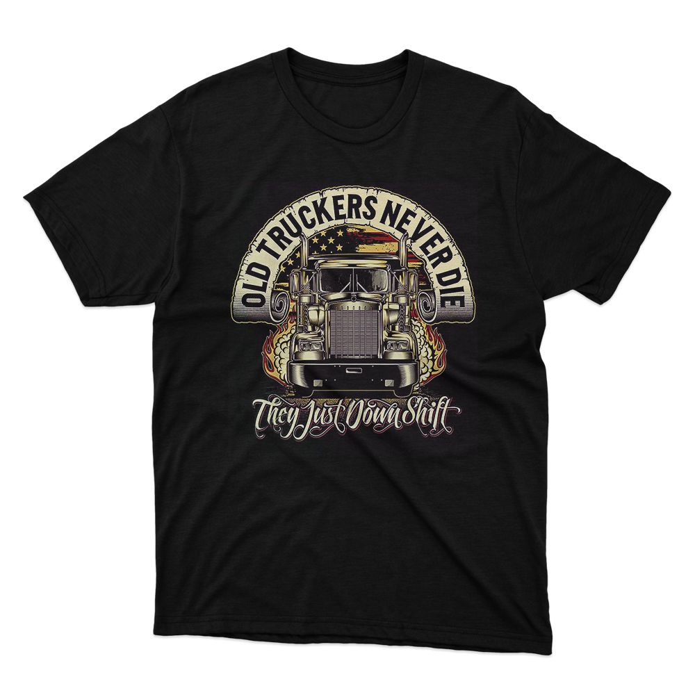 Fan Made Fits Truckers 4 Black Old T-Shirt image 1