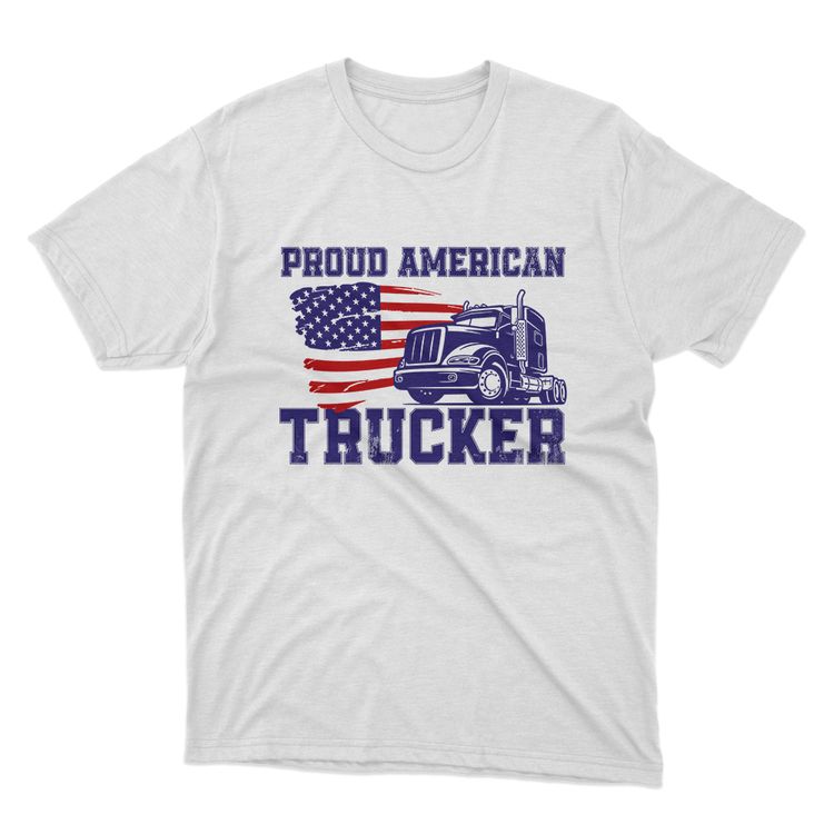Fan Made Fits Truckers 4 White Proud T-Shirt image 1
