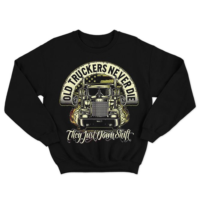 Fan Made Fits Truckers 4 Black Old Sweatshirt image 1