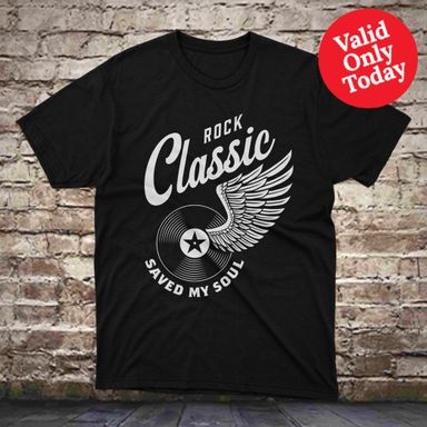 Fan Made Fits Classic Rock 4 Black Classic 2 T-Shirt