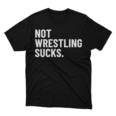 Fan Made Fits Wrestling 2 Black Sucks T-Shirt