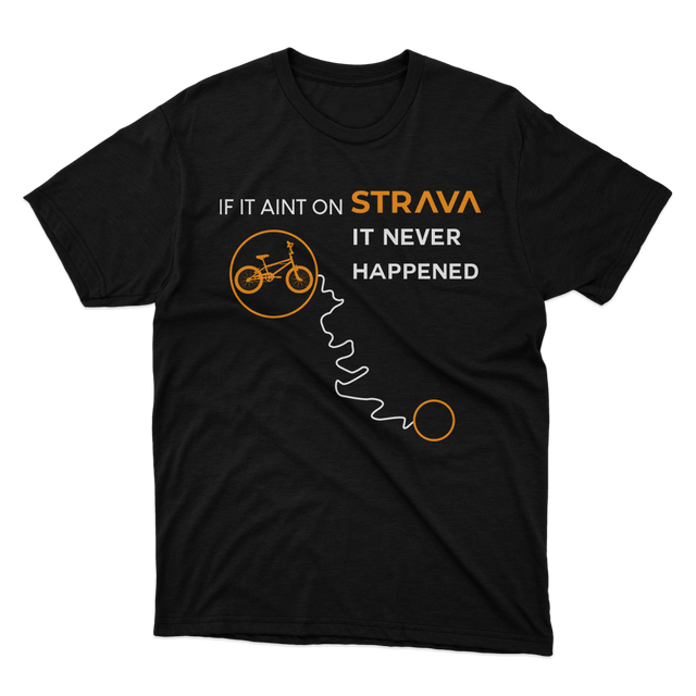 Fan Made Fits Cycling3 Black Stravia T-Shirt