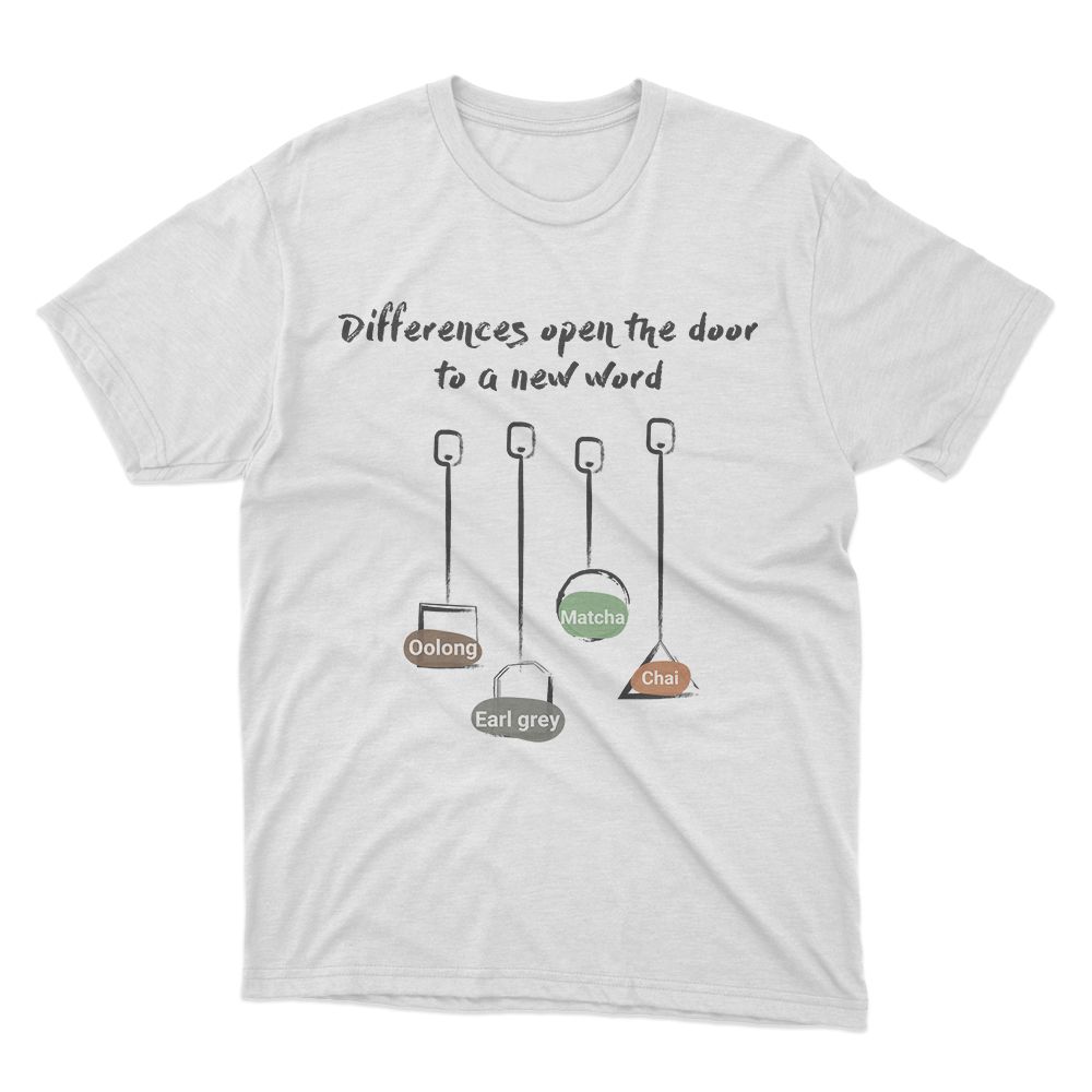 Fan Made Fits Tea White Differences TShirt Fan Made Fits