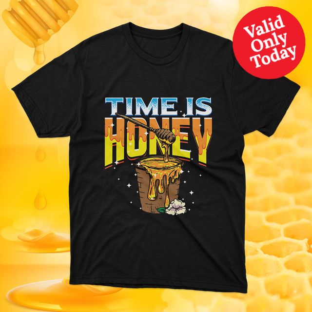Beekeeping Black Time T-Shirt