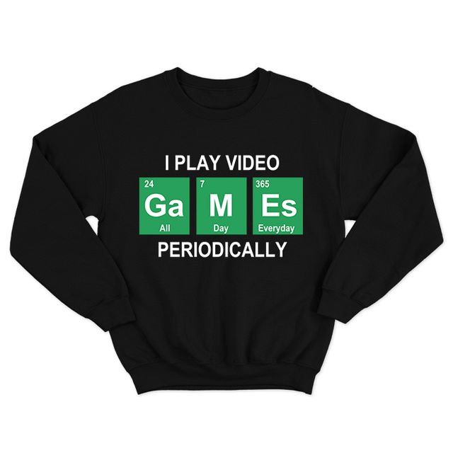 FMF-Periodically Black Sweatshirt
