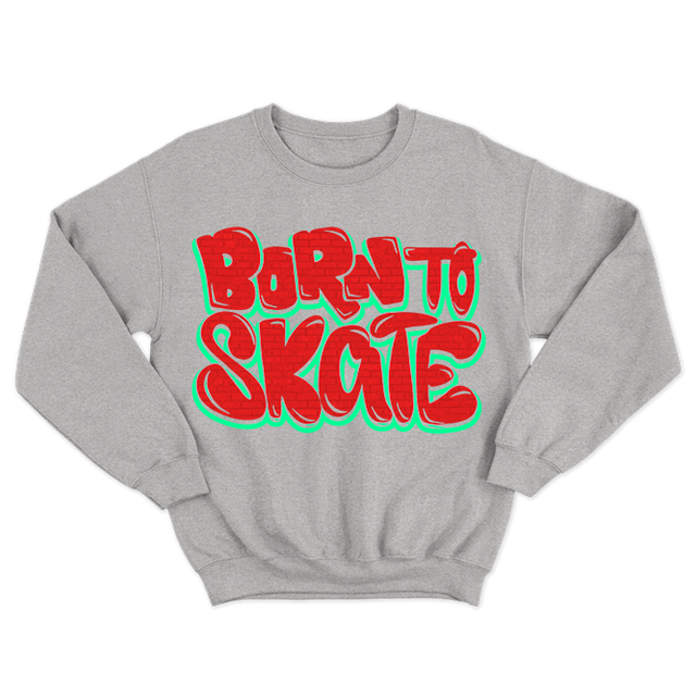 FMF Born To Skate Grey Sweatshirt