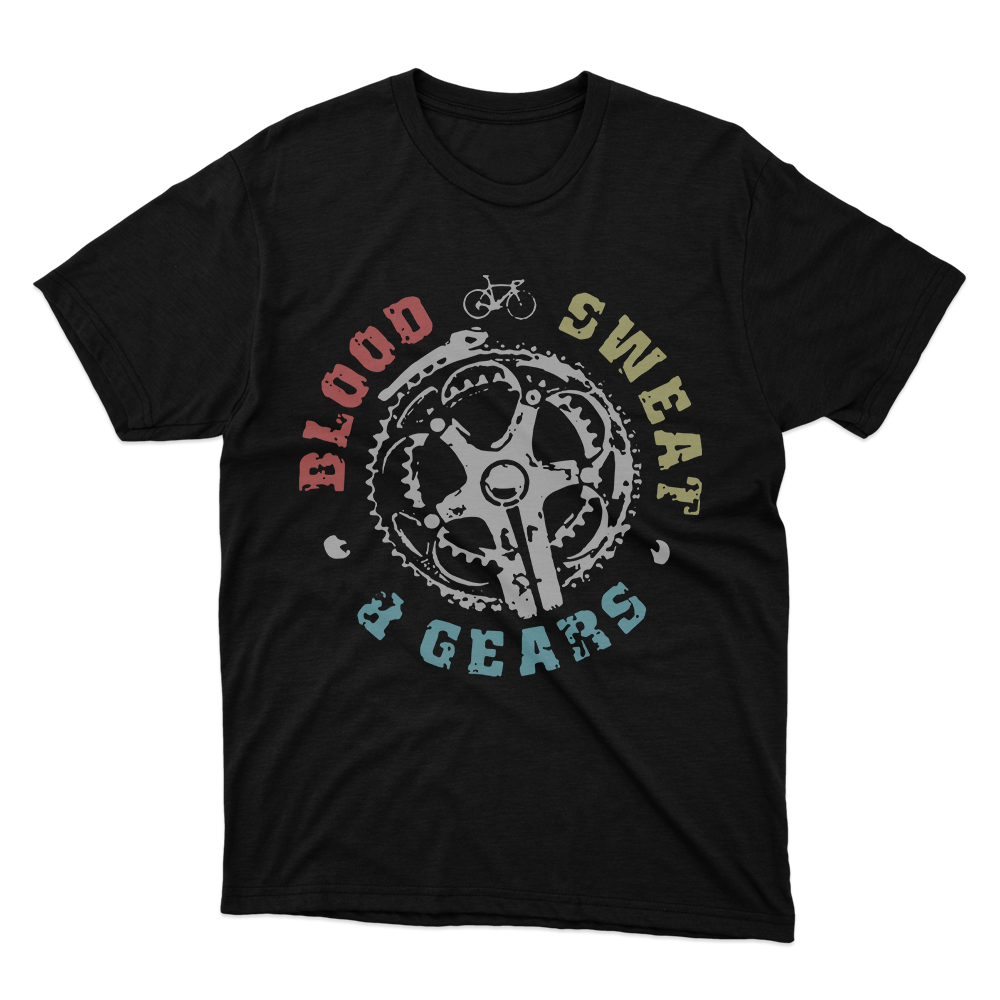 FMF Blood Sweat And Gears Black TShirt image 1