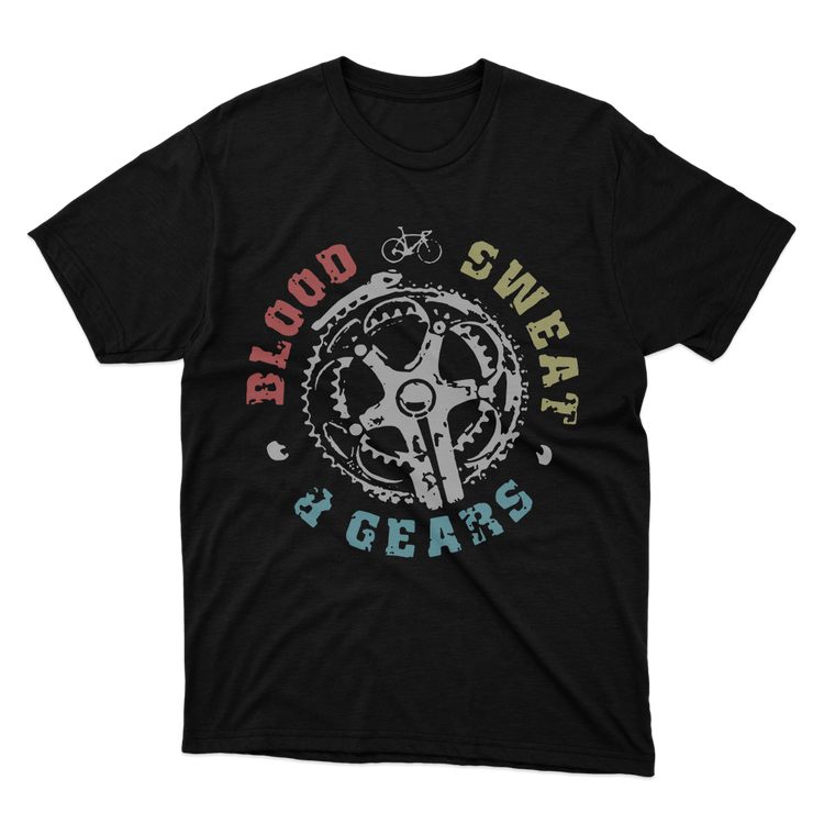 FMF Blood Sweat And Gears Black TShirt image 1
