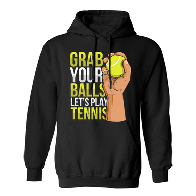 FMF Grab Your Balls Lets Play Tennis Black Hoodie