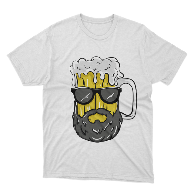 FMF Beard Mug White T-Shirt