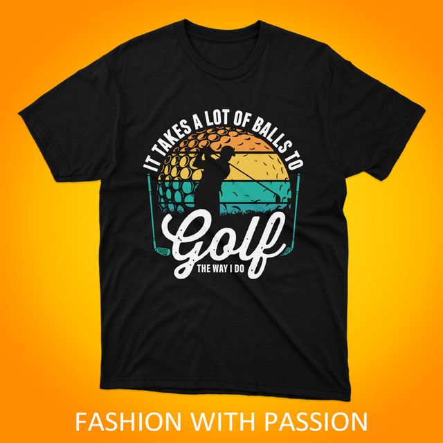 FMF-Golf Balls Black T-shirt