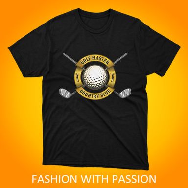 FMF-Golf Master Black T-shirt