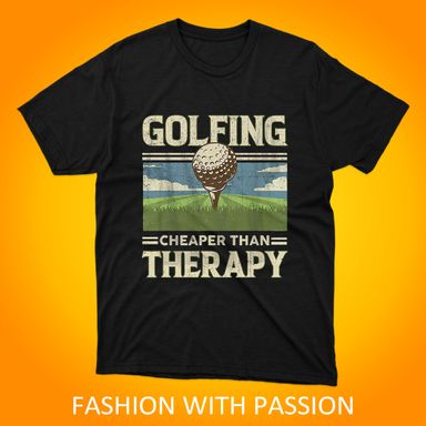 FMF-Golf Therapy Black T-shirt