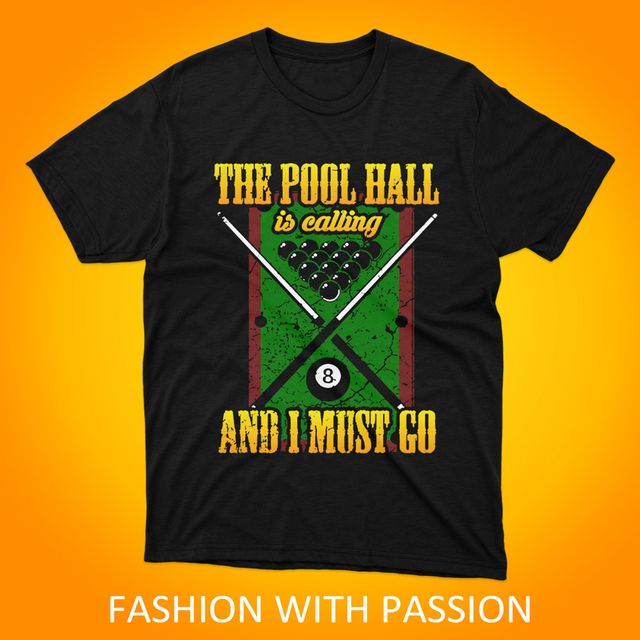FMF-Billiards Pool Black T-Shirt