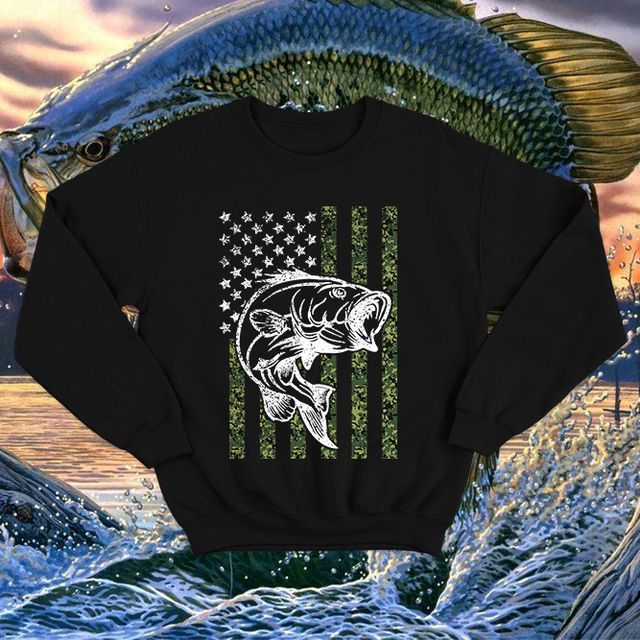 Fishing Black Flag Sweatshirt