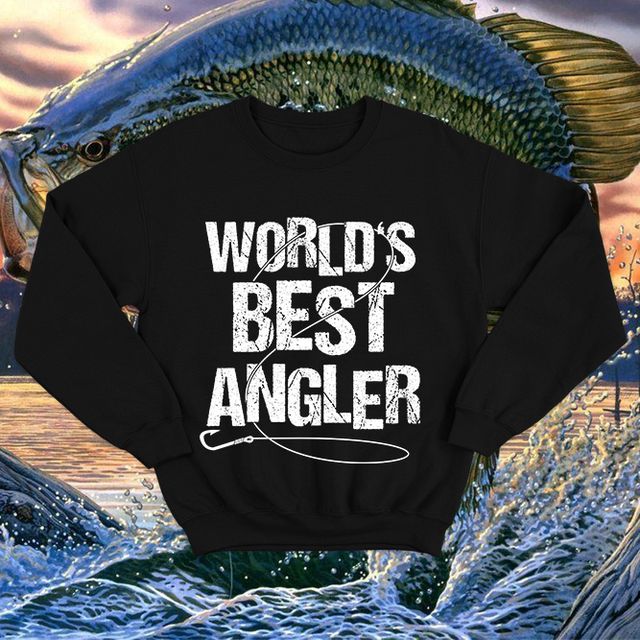 Fishing Black Best Sweatshirt