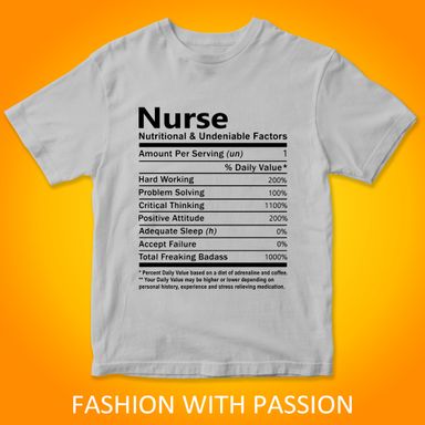 Nurse White Facts T-Shirt
