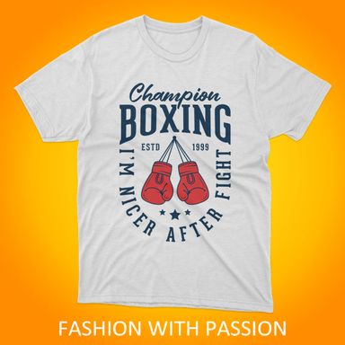 Boxing White Champion T-Shirt