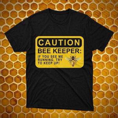 Beekeeper Black Caution T-Shirt