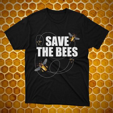 Bee Lovers Black Save T-Shirt