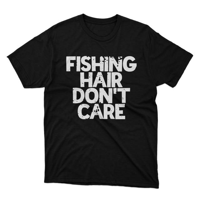 Fishing 2 Black Hair T-Shirt